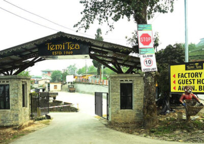 Temi Guest house factory entrance